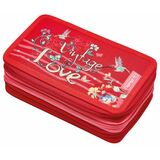 herlitz Schleretui tricase "Vintage Love", 31-teilig