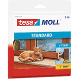 tesa moll STANDARD i-profil Schaumstoff-Dichtung, 9 mm x 6 m