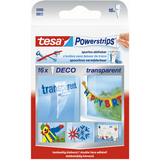 tesa powerstrips DECO, transparent, Haltekraft: max. 0,2 kg