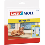 tesa moll UNIVERSAL Schaumstoff-Dichtung, wei, 9 mm x 10 m