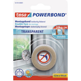 tesa powerbond Montageband, transparent, 19 mm x 1,5 m