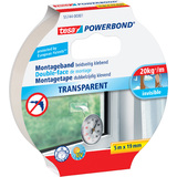 tesa powerbond Montageband, transparent, 19 mm x 5,0 m