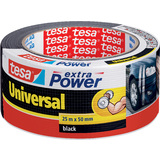 tesa folienband extra power Universal, 50 mm x 25 m, schwarz