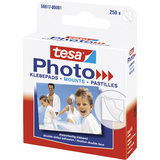 tesa photo Foto-Klebepads, wei, beidseitig klebend