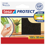 tesa protect Filzgleiter, braun, Mae: 100 x 80 mm