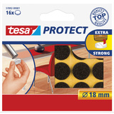 tesa protect Filzgleiter, braun, Durchmesser: 18 mm