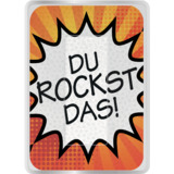 WEDO brillen-putztuch PocketCleaner "DU rockst DAS!"