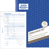 AVERY zweckform Formularbuch "Zhlprotokoll", din A5