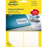 AVERY zweckform Vielzweck-Etiketten, 80 x 54 mm, wei, FP