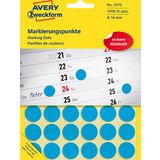 AVERY zweckform Markierungspunkte, durchmesser 18 mm, blau