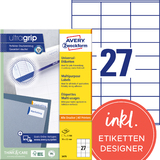 AVERY zweckform Universal-Etiketten, 70 x 32 mm, wei