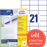 AVERY zweckform Universal-Etiketten, 70 x 42,3 mm, wei