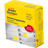 AVERY zweckform Markierungspunkte, 19 mm, gelb, Spender