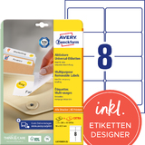 AVERY zweckform Universal-Etiketten, 96 x 63,5 mm, wei