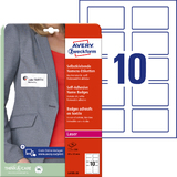 AVERY zweckform Namensetiketten, 80 x 50 mm, weiß