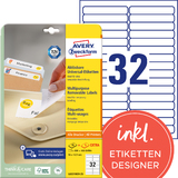 AVERY zweckform Universal-Etiketten, 96 x 16,9 mm, wei