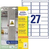 AVERY zweckform Stark haftende Papier-Etiketten, 63,5x29,6mm