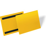 DURABLE Kennzeichnungstasche, magnetisch, din A5 quer, gelb