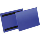 DURABLE Kennzeichnungstasche, magnetisch, din A5 quer, blau