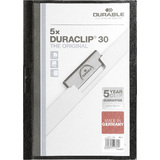 DURABLE klemmhefter DURACLIP original 30, din A4, schwarz