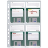 DURABLE Disketten-Hlle, fr 4 x 3,5" Disketten, din A4