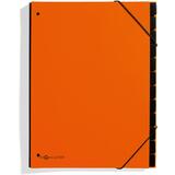 PAGNA pultordner Trend, din A4, 12 Fcher, orange