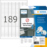 HERMA universal-etiketten SPECIAL, 25,4 x 10 mm, weiß