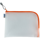 HERMA Reiverschlusstasche "Mesh Bags", din A5, orange