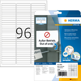 HERMA universal-etiketten SPECIAL, 63,5 x 8,5 mm, weiß