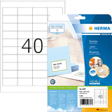 HERMA universal-etiketten PREMIUM, 48,5 x 25,4 mm, wei