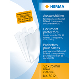 HERMA Ausweishlle, PP, 1-fach, 0,14 mm, Format: 52 x 75 mm