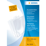 HERMA Ausweishlle, PP, 1-fach, 0,14 mm, Format: 95 x 135 mm