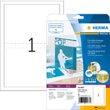 HERMA DVD-Einleger, fr DVD-Hllen, 183,0 x 273,0 mm, wei