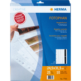 HERMA Negativhüllen für 10 x 4 Negative, aus PP, transparent