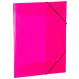 HERMA Eckspannermappe, aus PP, din A3, neon-pink