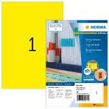 HERMA universal-etiketten SPECIAL, 210 x 297 mm, gelb