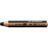 STABILO multitalentstift woody 3 in 1, rund, schwarz