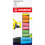 STABILO textmarker BOSS MINI, 5er Kartonetui