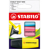 STABILO textmarker BOSS MINI, 3er Kartonetui