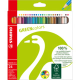 STABILO buntstifte GREENcolors, 24er Kartonetui