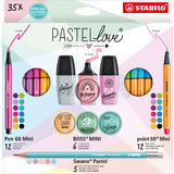 STABILO stifte-set Mini world Pastellove, 35er Etui