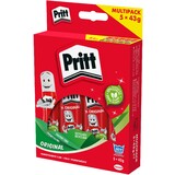 Pritt klebestift 5 x 43 g im Multi-Pack, lsemittelfrei