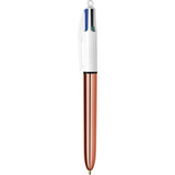 BIC druckkugelschreiber 4 colours Shine, 0,32 mm, rosegold