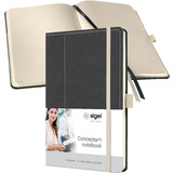 sigel notizbuch Conceptum design Casual, din A5, grau/wei