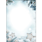 sigel weihnachts-motiv-papier "Snow Star", A4, 90 g/qm
