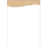 sigel design-papier "Torn kraft paper", din A4, 90 g/qm
