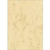 sigel Marmor-Papier, A4, 200 g, Edelkarton, beige