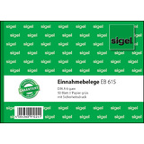 sigel formularbuch "Einnahmebeleg", a6 quer, 50 Blatt