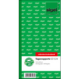 sigel formularbuch "Rapport/Tagesrapport", 105 x 200 mm, SD