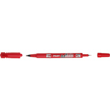 PILOT permanent-marker "Twin Marker", extra fein, rot